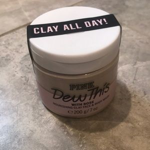 Pink nourishing clay face & body mask